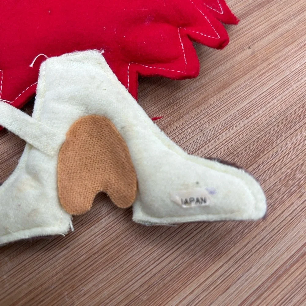 Vintage Lion Felt Pillow Cloth Made In Japan‎ Holiday Ornaments